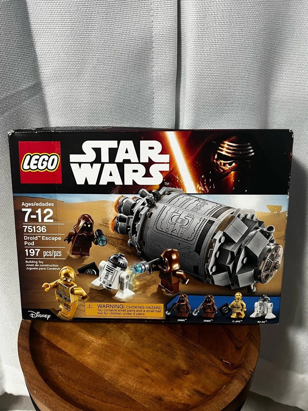 LEGO Star Wars 75136 Droid Escape Pod R2-D2 C-3PO Jawa Set Retired New DAMAGED B